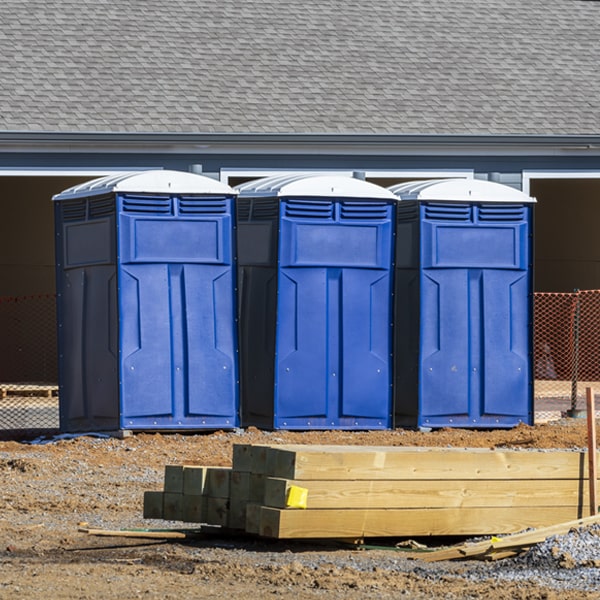 is there a specific order in which to place multiple porta potties in Yellow Bluff Alabama